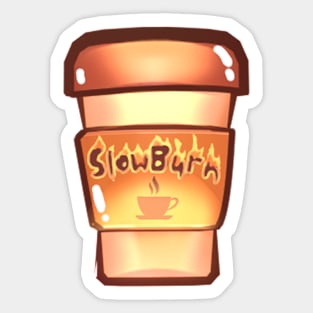 Slow Burn Coffee Sticker